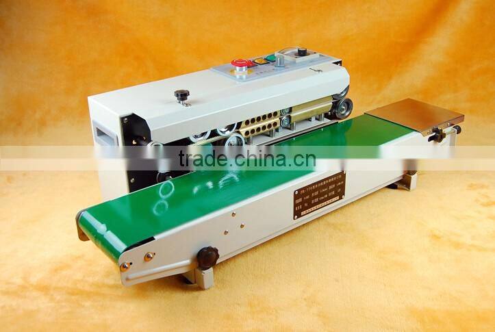 Desktop continous plastic bag sealing machine