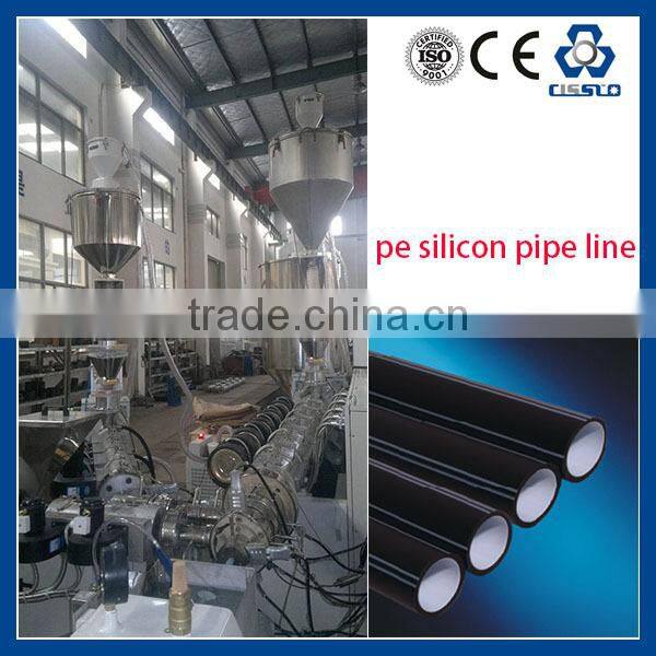 CE STANDARD HIGH OUTPUT PE SILICON PIPE EXTRUSION MACHINE