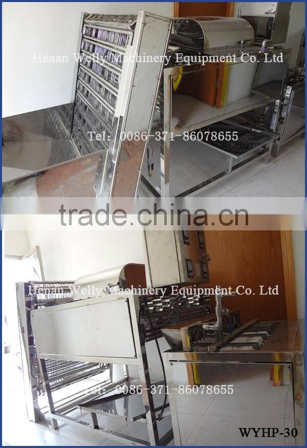 Factory price good performance hen egg peeling equipment