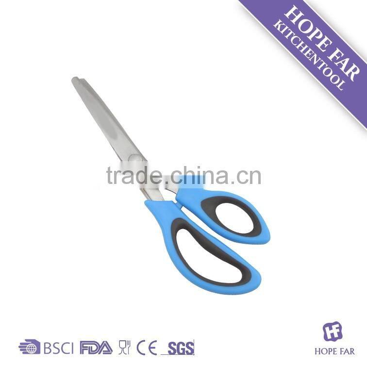 0200049 Comfortable rubber handle pinking scissors