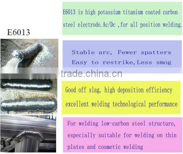 Atlantic galvanized steel welding rod oerlikon E6013 welding electrodes