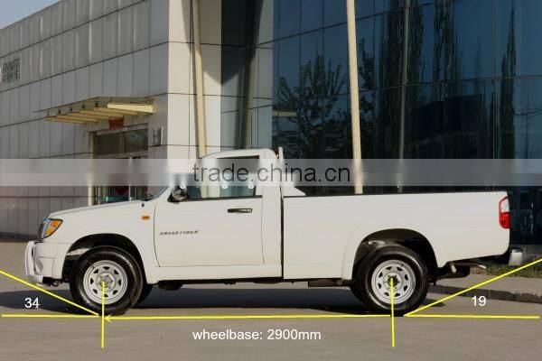 China 4x2 diesel pickup single cabin