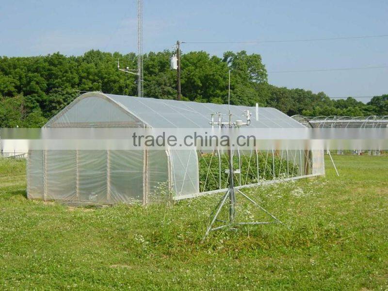 Single-span plastic film greenhouse