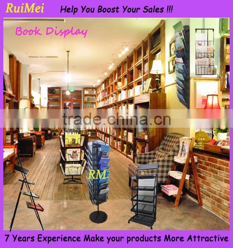 360-degrees free-stand multi-side metal rotating clip