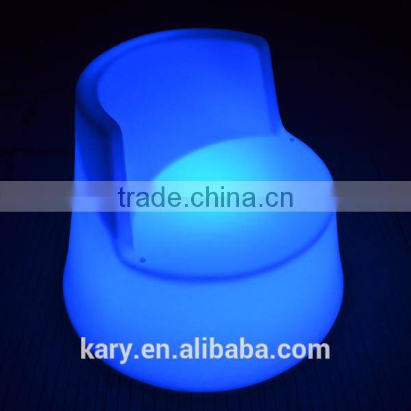 16 Colors Waterproof Rechargeable Illuminated LED Nightclub Bar Chair