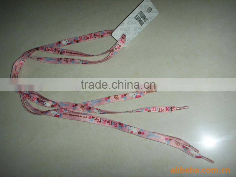 Polyester shoes lace