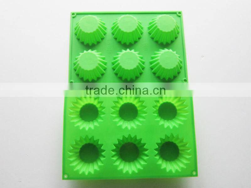 FDA&LFGB Insect shaped Orange Silicone Cake Molds