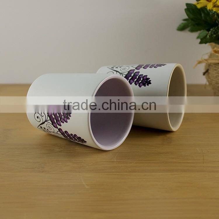 high quality ceramic round candle holder for Christmas