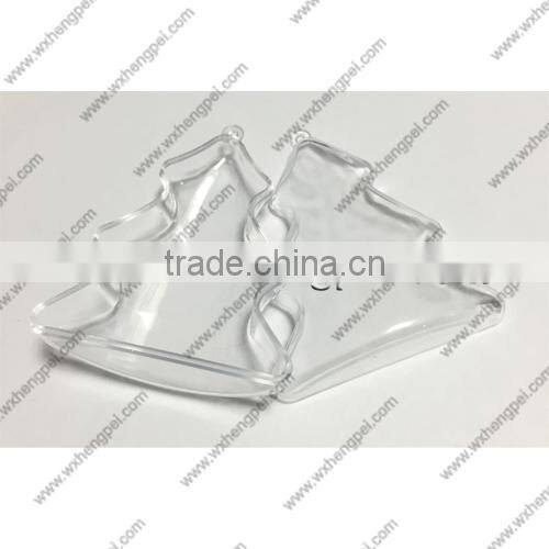 Cleverish portable cute transparent tree plastic storage jewelry wedding box kit