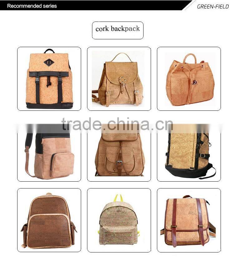 New arrivals unique cork skin bag funny school style backpacks for students