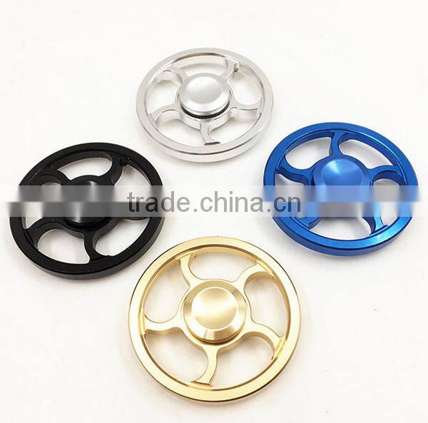 Hot selling bearing circle fidget spinner and high speed metal round hand spinner