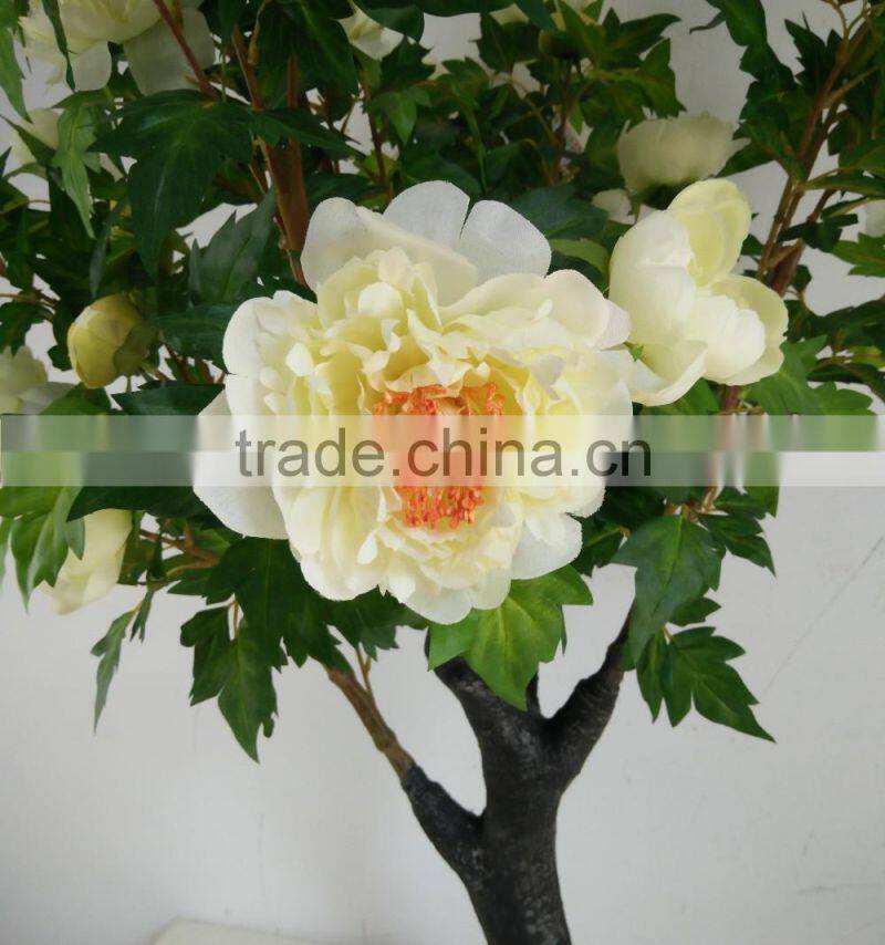 fake arbor peony flower tree artificial peony flower for decoration