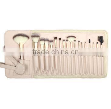 18pcs new style best rated travel personalized makeup brushes Rose Gold champagne