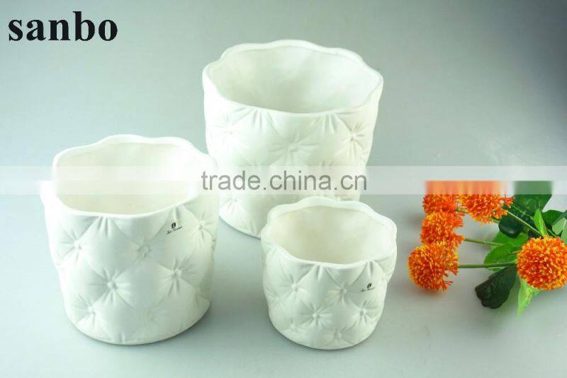 Hot Sale Personalized Wholesale Can Shape New Designed Ceramic Flower Vase and Flower Pot