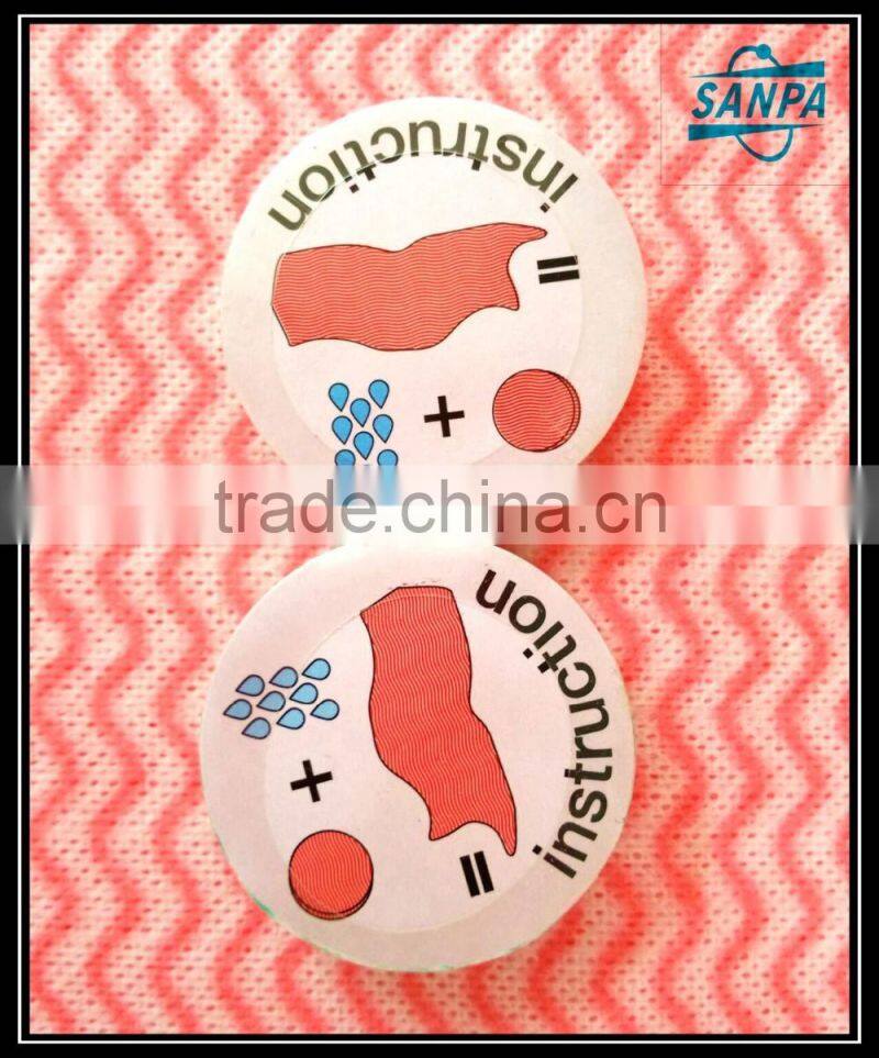 Hangzhou 100% cotton compressed colorful towel