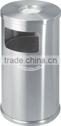 Arlau Outdoor Recycling Waste Bin/Trash Can/Garbage Bin,Round Recycle Bin,Trash Can Indoor