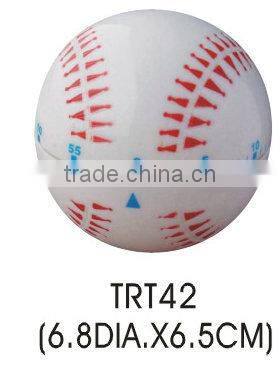 Plastic baseball shape mechanical kitchen timer/cooking table timer