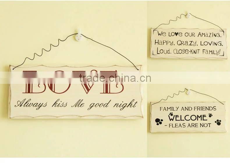 welcome card handmade wood doorplate for shop