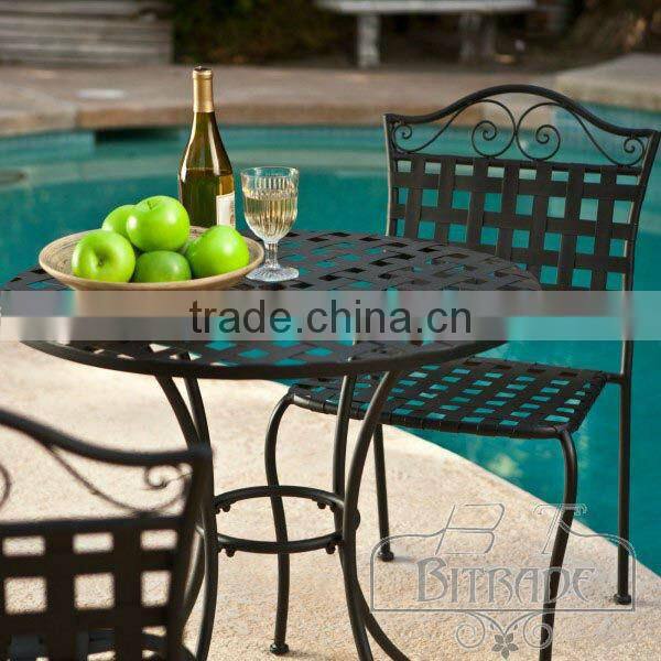 Garden furniture set table and two Chairs
