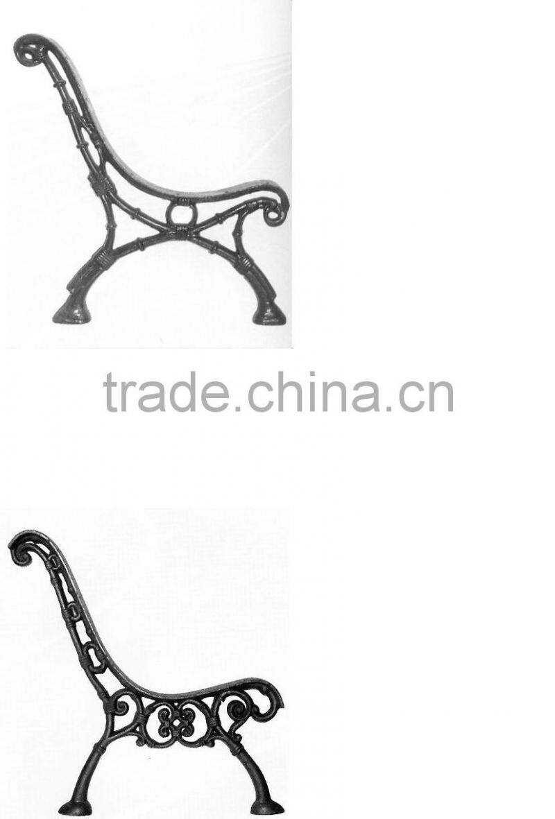 Metal leg garden bench,antique casting iron bench ends,decorative metal bench legs