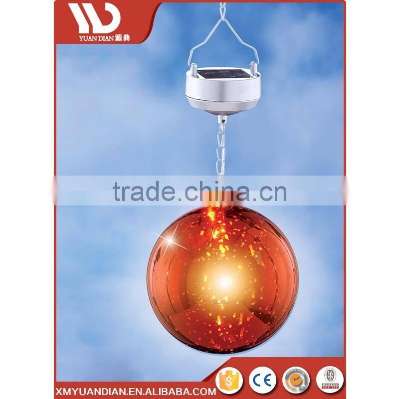 Promotional Gift Craft Hanging Home Solar Christmas Decoration Led Light Ball