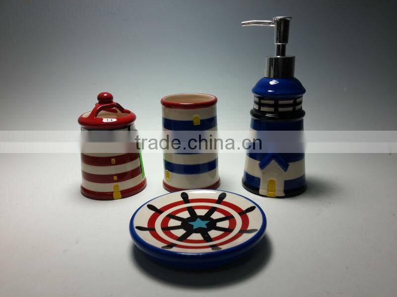 EU Lighthouse Ceramic Bathroom Accessories