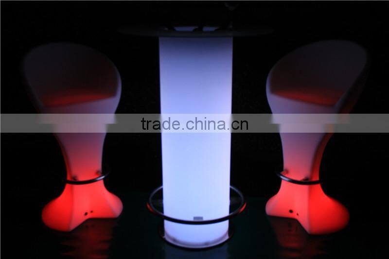 Light up led furniture led table led chairs