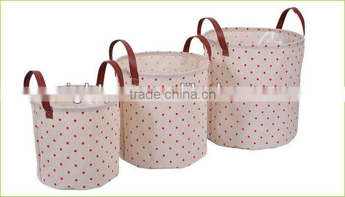 2014 high quality large capacity hot sale cotton and flax cloth storage carton