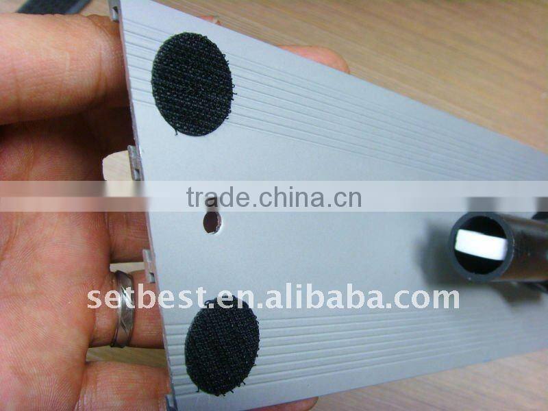 NEW DESIGN Aluminum flat mop frame pro with hook and loop fastener spot