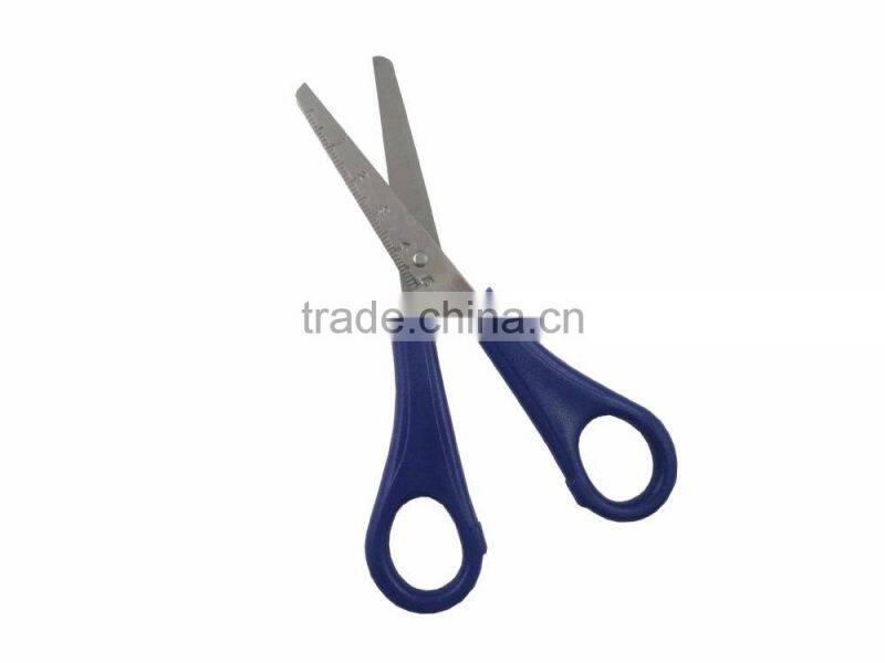 Safety Plastic Handle Schools Scissors With Ruler