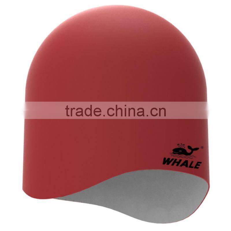 Reversible custom logo design silicone swimming hat (CAP-1804)