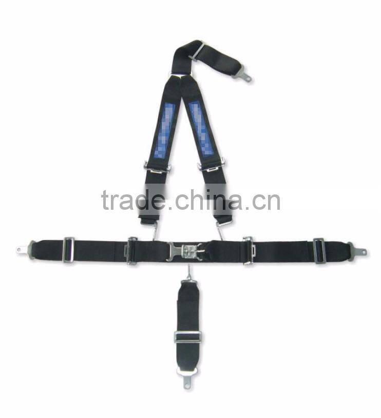 Original Black Colorway Car Safety Belt,racing seat belts,FIA quality belts, 4 point racing harness safety seat belt