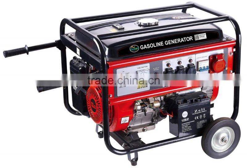 188F/190F 13HP/15HP Gasoline engine AC output 220V50HZ 8500w portable gasoline generator