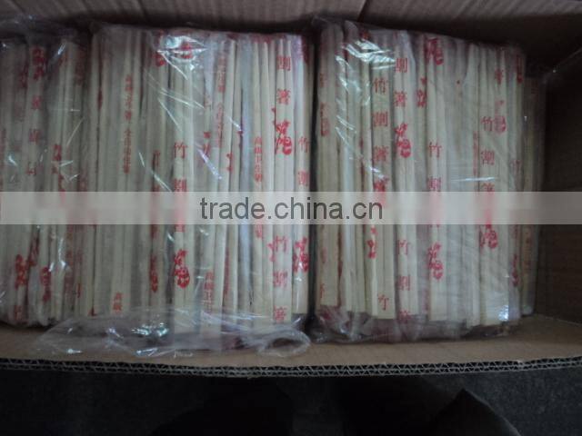 High-quality disposable plastic wrapped bamboo chopstick