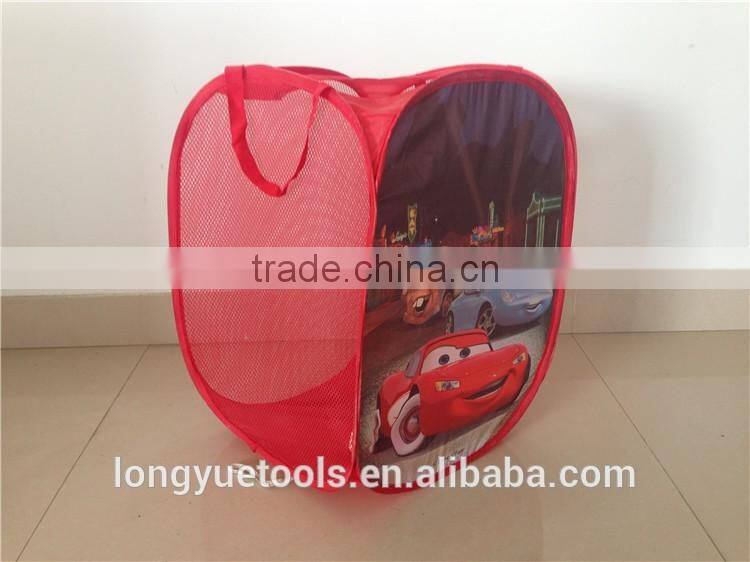 High quality environmental fabric folding laundry basket