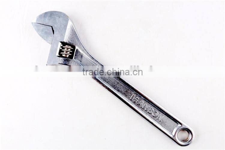 Chrome plated adjustable wrench, adjustable spaner
