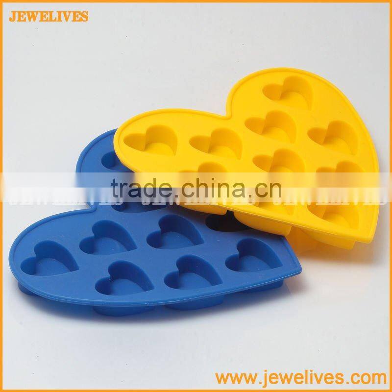 Heart shape silicone ice mold