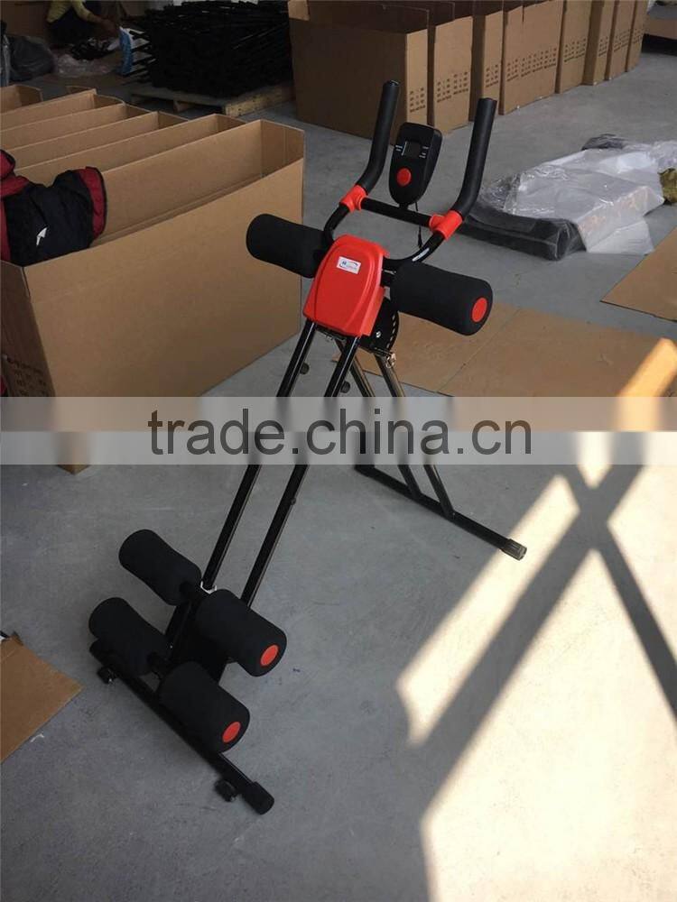 New Vertical Roller Beauty Waist Abdominal Exercise foldable Machine