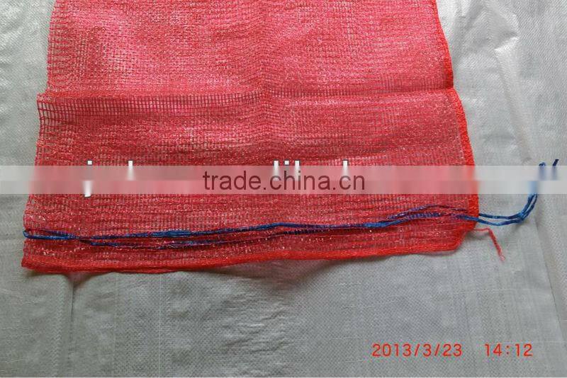 HDPE raschel mesh bag for packing vegetables