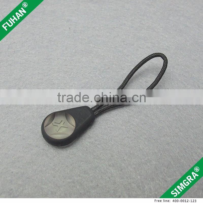 China Supplier Sportswear Silicon Rubber Zipper Pullers Wholesale