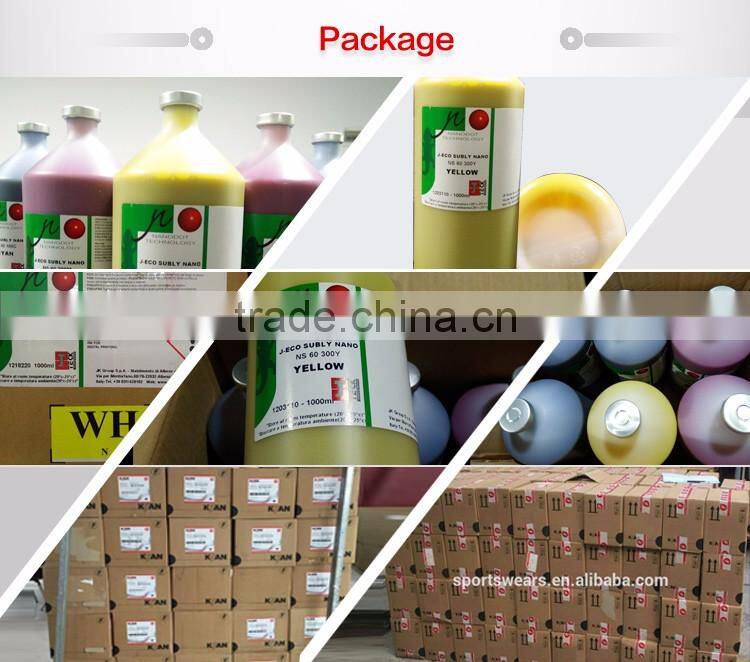 C.M.Y.K color Italy J-teck sublimation dye ink 1000ml