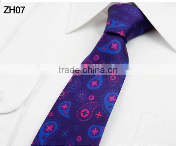 HD-TS56 Digital printing natural silk neck tie with gift box