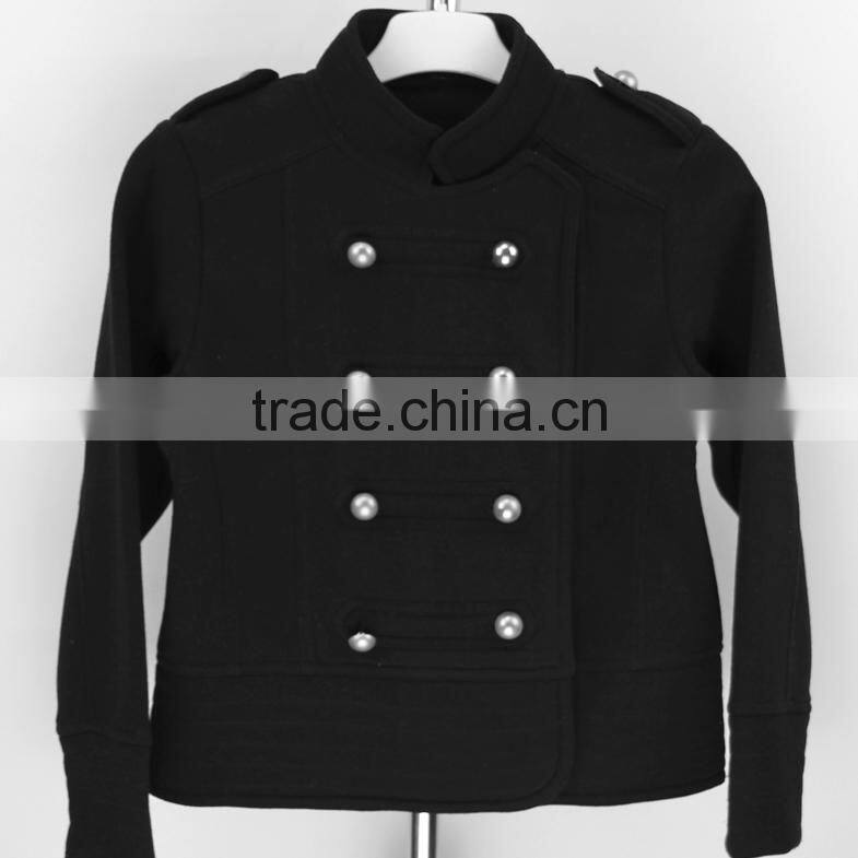2016 wholesale hot sell school new design student style fancy young girls coat