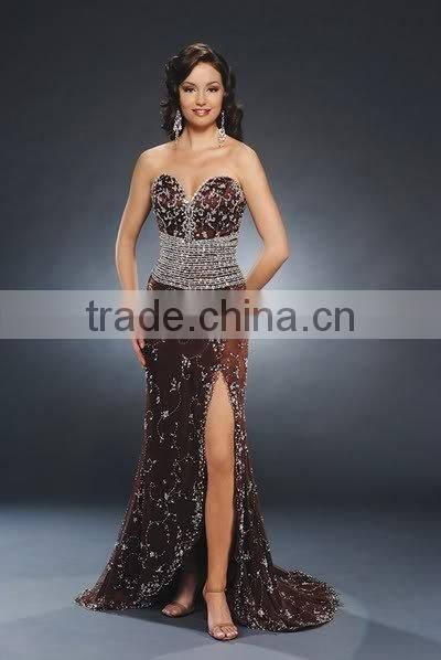 Luxurious crystals mermaid dress shopping online