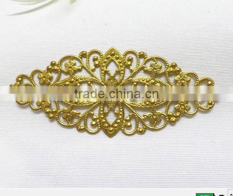 filigree square flower jewelry accessories