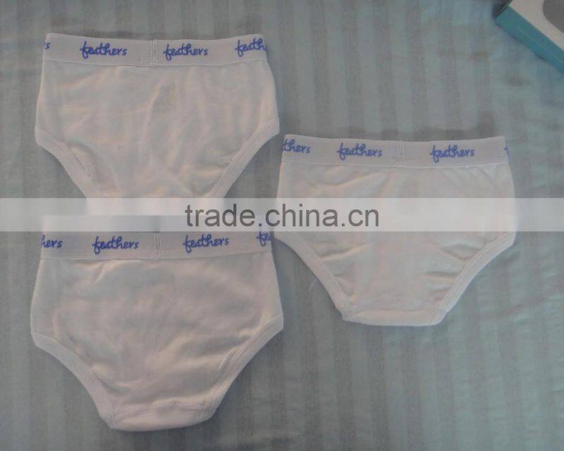 fashion design 100% premium cotton boy briefs