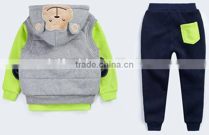 customize kids wear set fashion design children clothing kids winter clothes casual children boys clothes sets