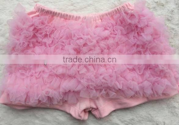 baby girl ruffled shorts chiffon ruffle short