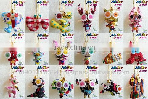 Monster Keychain Keyring String Accessories bag Gifts