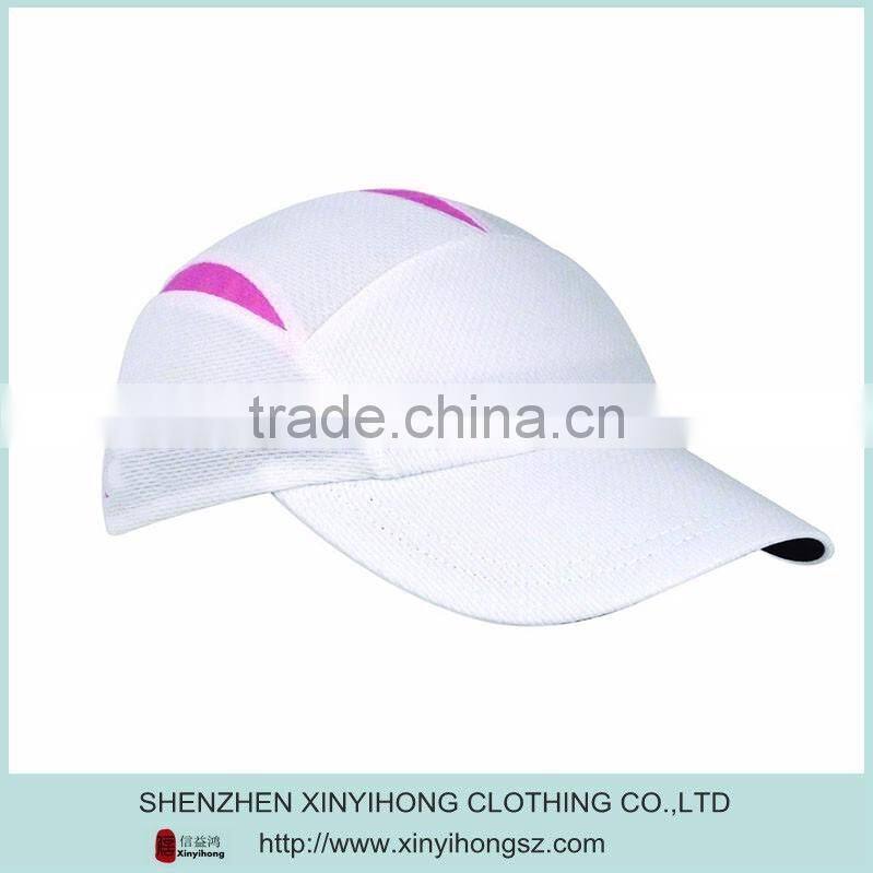 wholesale polyester mesh quick dry golf cap , sports hats with 3D embroidery logo